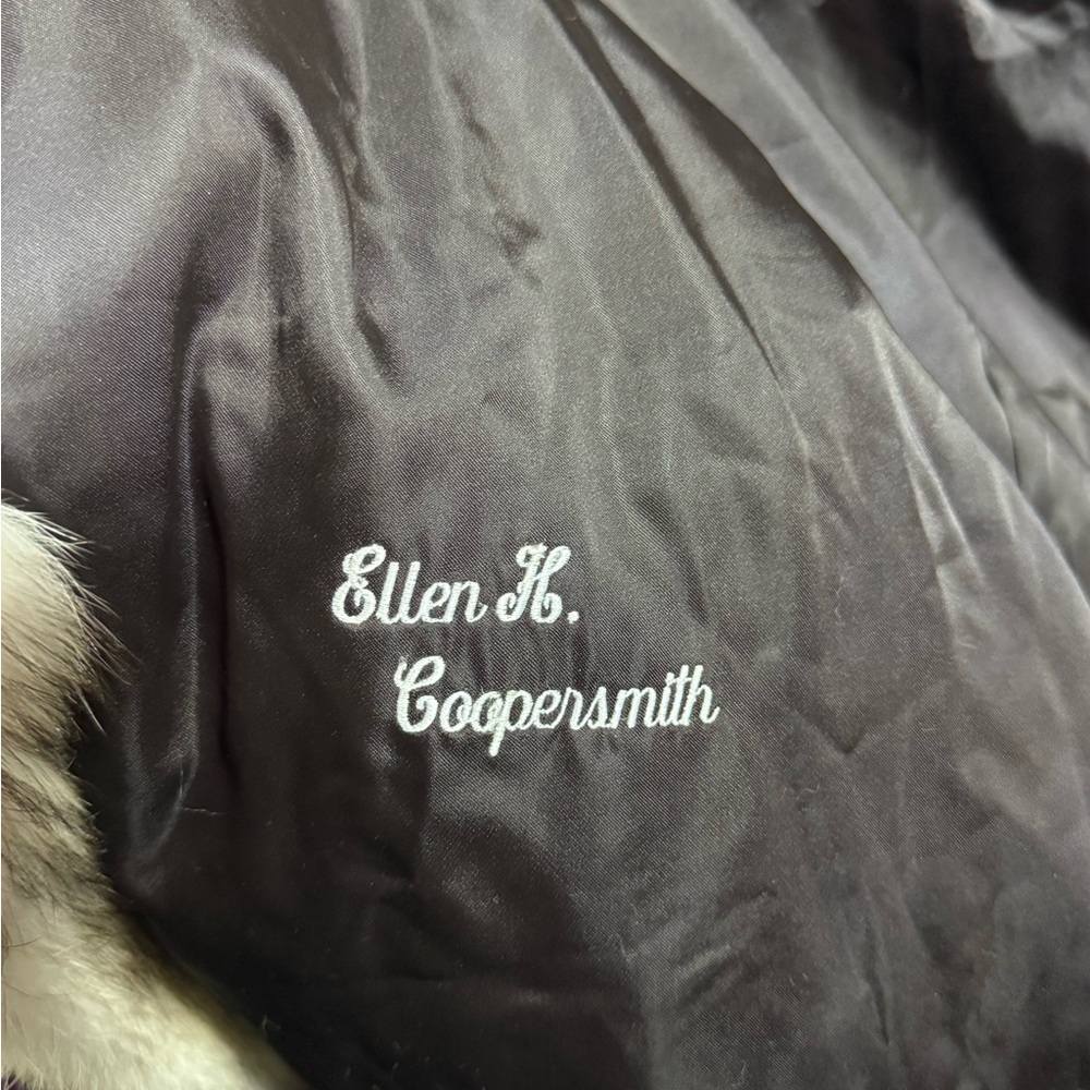 Old Hollywood Glam” Genuine Vintage Fur Full Length Coat - Picture 5 of 10